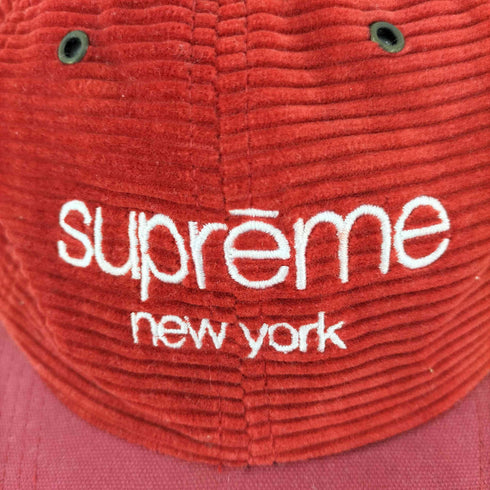 シュプリーム Supreme Cord Classic Logo 6-Panel Cap メンズ